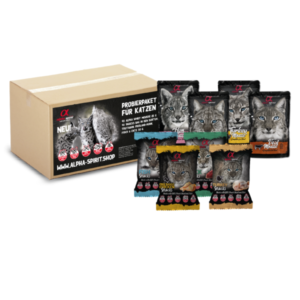 alpha spirit Probierpaket Katze