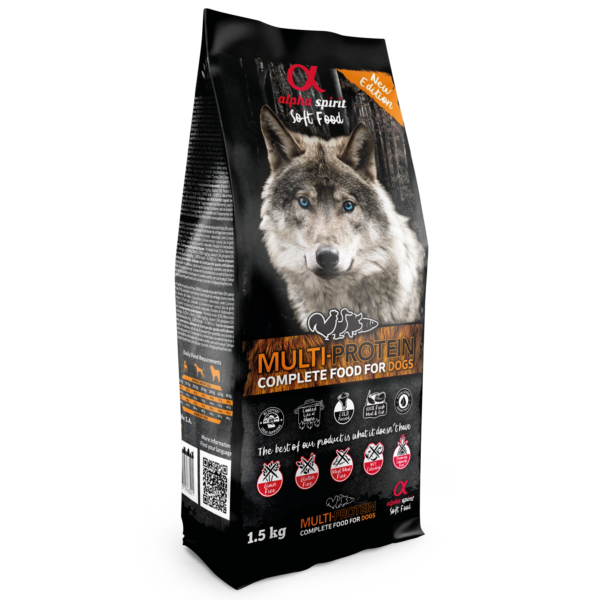 alpha spirit Dog Complete Soft Food Multiprotein 1,5kg