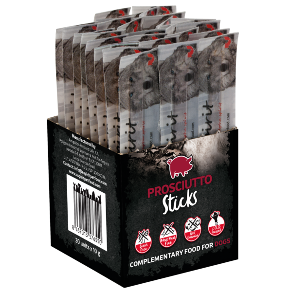 alpha spirit Dog Individual Stick Prosciutto 30er-Box