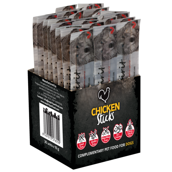 alpha spirit Dog Individual Stick Huhn 30er-Box