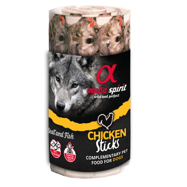 alpha spirit Dog Ristra Stick Huhn 16er