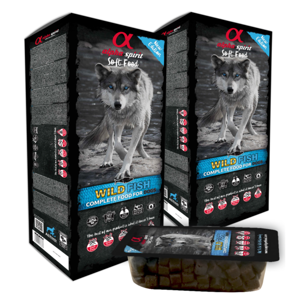 alpha spirit Dog Complete Soft Food Wild Fish 2x9kg Sparpack