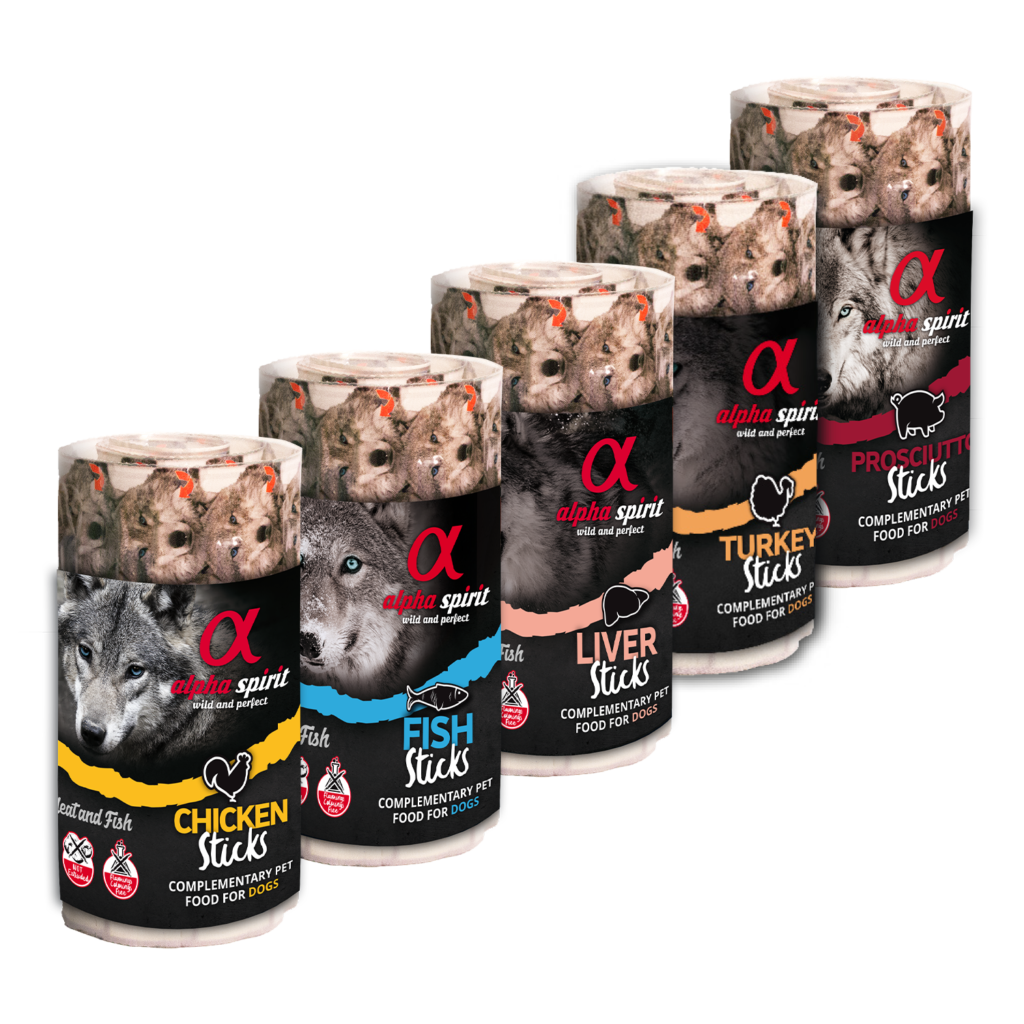 Friandises Chien Alpha Spirit Ristra - 16 Sticks Dinde - Sans Céréales - 100% Naturel