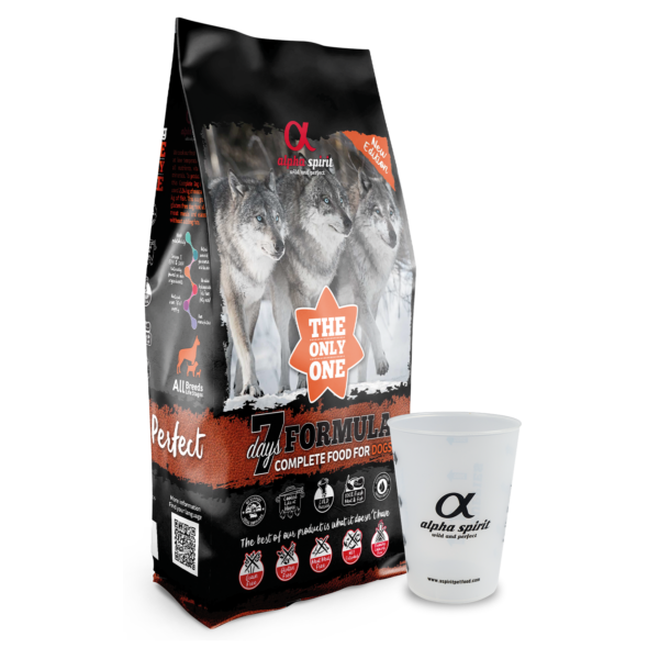 alpha spirit Dog The Only One 7 Days 12 kg + Gratis Messbecher
