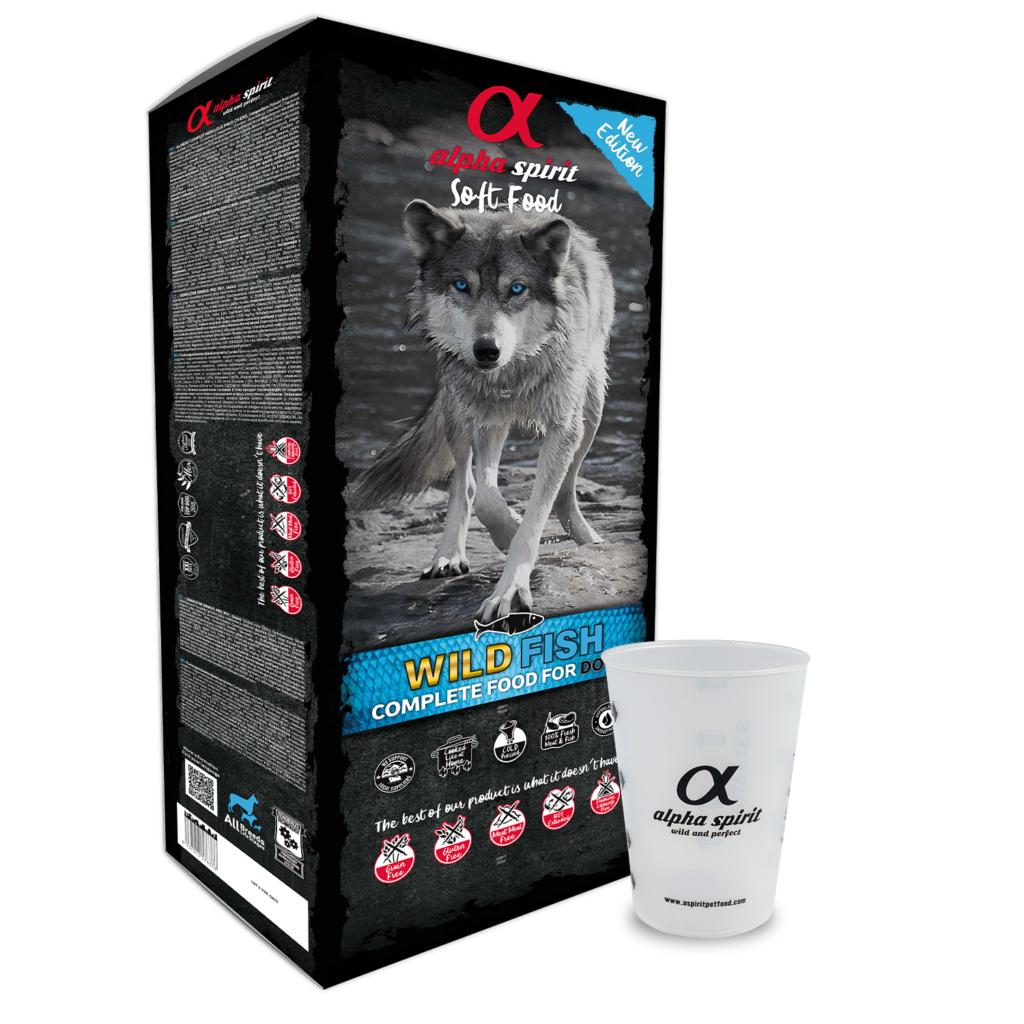 Alpha Spirit Hundefutter – 85 % Frischer Wildfisch, Getreidefrei & Für Sensible Mägen