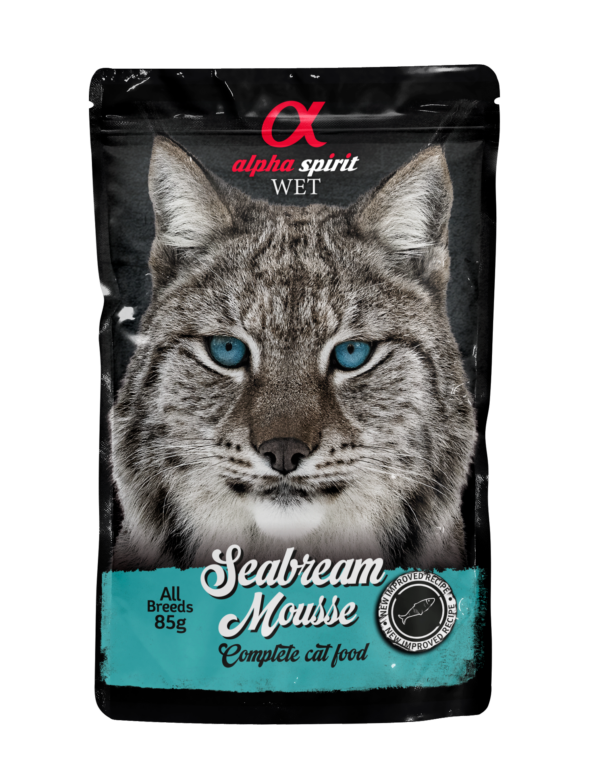 alpha spirit Cat Pouch Mousse Dorade 85g