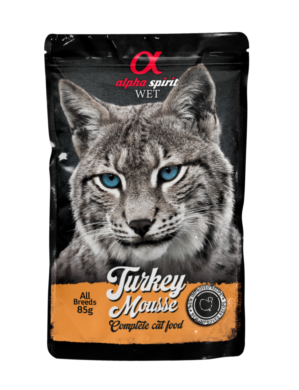 alpha spirit Cat Pouch Mousse Truthahn 85g